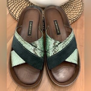 Sandals leather 100% size 8 or 38